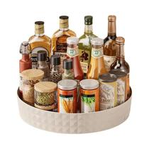 Suporte De Especiarias Rotativo 360 Graus Bandeja De Armazenamento Antiderrapante Organizador De Suporte De Especiarias Rotativo 360 Graus Bandeja De Armazenamento Antiderrapante Organizador De