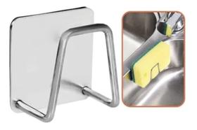 Suporte De Esponja Bucha Pia Aço Inox Louça Cozinha Gancho