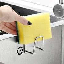 Suporte De Esponja Bucha Pia Aço Inox Louça Cozinha Gancho Ventosa 3M