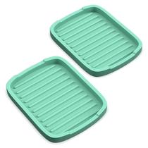Suporte de esponja ZAPPOWARE Silicone, 2 peças, verde claro