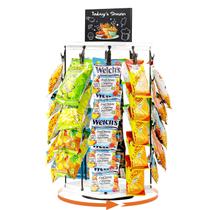 Suporte de exibição Chip Rack Pinzoveco de 5 níveis e 40 clipes