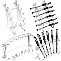 Suporte de exibição de caneta Teling Acrylic Clear 4 peças de 6 camadas