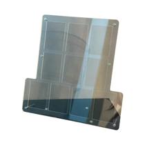 Suporte De Exibição De Cartões Em Acrílico Transparente Com 1-12 Slots, Protetor À Prova De Poeira