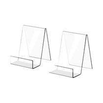 Suporte De Exibição De Livro Em Acrílico Transparente, Suporte De Cavalete Para Álbuns De Fotos,