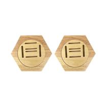 Suporte De Exibição De Medalhas Em Forma De Colmeia, Brinquedos De Blocos De Madeira Hexagonais,