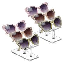 Suporte de exibição de óculos MOOCA de 3 camadas de acrílico para óculos de sol