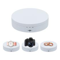 Suporte de exibição giratório Mcbazel 360 graus 5,4" branco 3 kg Suporte de exibição giratório Mcbazel 360 graus 5,4" branco 3 kg