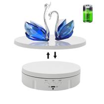 Suporte de exibição giratório motorizado JAYEGT 2 em 1 com espelho