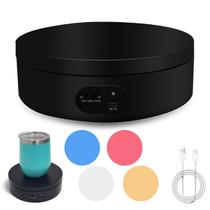 Suporte de exibição giratório motorizado YVV para copos de glitter