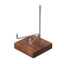 Suporte de exibição Hipiwe Crystal ajustável com base de madeira Suporte de exibição Hipiwe Crystal ajustável com base de madeira