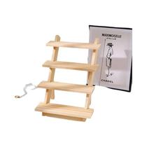 Suporte De Exibição Para Brincos De Madeira Com 2-4 Camadas Organizador De Joias Prateleira Para Suporte De Exibição Para Brincos De Madeira Com 2-4 Camadas Organizador De Joias Prateleira Para