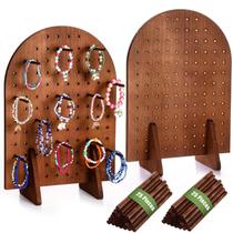 Suporte de exibição Pegboard Colingmill com 25 hastes de cavilha, 2 conjuntos