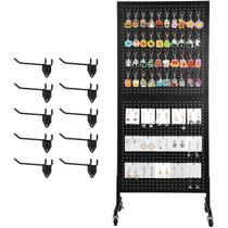 Suporte de exibição Pegboard NectaCol 60x150cm com base em T preta