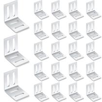 Suporte de expansão de mesa Dunzy, 20 peças, aço, prata