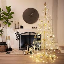 Suporte de exposição de ornamentos Barton Wrought Iron 2m - Gold