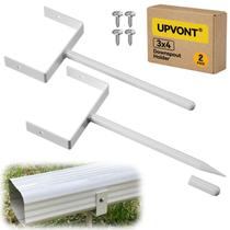 Suporte de extensão Downspout UPVONT 3x4 branco (pacote com 2) Suporte de extensão Downspout UPVONT 3x4 branco (pacote com 2)