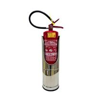 Suporte de Extintor de Chão Aço Inox Modelo Tipo Batom para Extintores Diversos Tamanhos Casa Escritório Empresas Acabamento Premium