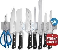 Suporte de Facas Magnético Cutluxe 40cm Aço Inoxidável