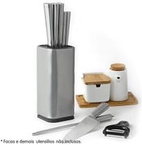 Suporte de Facas Pia Cutelo Tesoura Cozinha