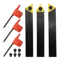 Suporte de ferramentas de torneamento de torno de metal duro GBJ com insertos de metal duro