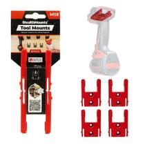 Suporte de ferramentas StealthMounts compatível com Milwaukee M18, pacote com 4