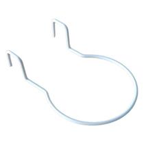 Suporte de Ferro para Treliça (17cm) Branco JC JARDIM