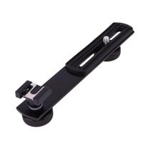 Suporte De Flash De Câmera Dupla Sapata Braço Tripé Suporte 1/4 Polegada Parafuso Dslr Slr