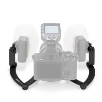 Suporte de flash GODOX MF-DB flexível com suportes duplos para Nikon/Sony