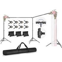 Suporte de fundo GLOSHOOTING Photo Video Studio 6x2m com acessórios Suporte de fundo GLOSHOOTING Photo Video Studio 6x2m com acessórios