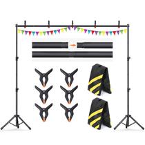Suporte de Fundo para Fotos Forlogic 3x2,3m com Braçadeiras - Ideal para Festas
