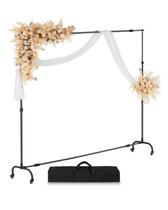 Suporte de fundo VEVOR 2,1 x 3m com rodas para estúdio fotográfico Suporte de fundo VEVOR 2,1 x 3m com rodas para estúdio fotográfico