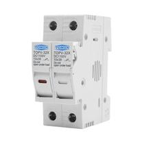 Suporte De Fusível De Alta Tensão 1100V DC 1P 2P 10x38mm Para Proteção De Sistema Solar Fotovoltaico Suporte De Fusível De Alta Tensão 1100V DC 1P 2P 10x38mm Para Proteção De Sistema Solar Fotovoltaico