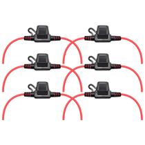 Suporte de fusível VANTRONIK Waterproof Inline 16 AWG, pacote com 6