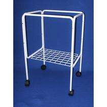 Suporte de gaiola de pássaro YML branco para gaiola de 40,64 x 40,64 cm e 40,64 x 35,56 cm