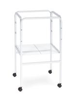 Suporte de gaiola para pássaros Prevue Hendryx SP445W com prateleira branca