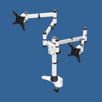 Suporte De Garra P/ 2 Monitores LED E LCD ATE 27 AVATRON- Branco