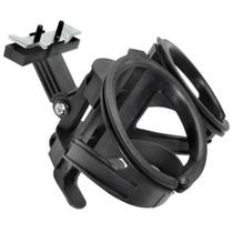 Suporte De Garrafa Caramanhola Duplo Plástico Preto P/Selim