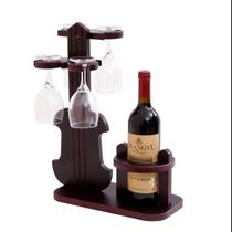 Suporte de Garrafas de Vinho de Madeira Wokex - Design Criativo