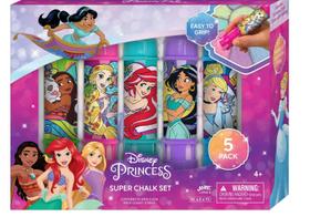 Suporte de giz JA-RU Disney Princess Sidewalk Chalk, pacote com 5 Suporte de giz JA-RU Disney Princess Sidewalk Chalk, pacote com 5