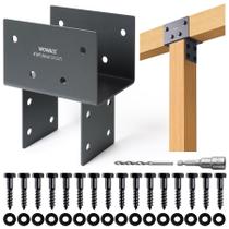Suporte de gravata WOWACE para 4x4 Wood Post to Beam Suporte de gravata WOWACE para 4x4 Wood Post to Beam