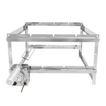 Suporte de grelha e espetos com gira grill de 1 espeto Suporte de grelha e espetos com gira grill de 1 espeto
