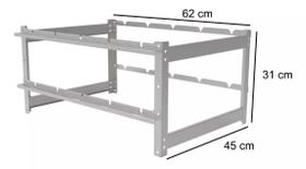 Suporte de grelha Inox Para Churrasqueira Suporte de grelha Inox Para Churrasqueira