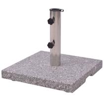 Suporte de guarda-chuva com base de guarda-sol em granito VidaXL Grey 20 kg