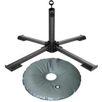 Suporte de guarda-chuva de praia AMMSUN dobrável em ferro ajustável 85x85x34cm Suporte de guarda-chuva de praia AMMSUN dobrável em ferro ajustável 85x85x34cm
