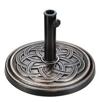 Suporte de guarda-chuva Simple Deluxe Market Heavy Duty 11 kg de bronze