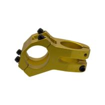 Suporte de guidão alumínio aheadset 45mm 0 31.8mm Dourado