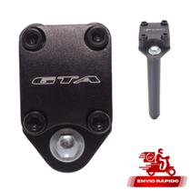 Suporte de Guidão BMX em Alumínio GTA - para guidão 22.2 e garfo 21.1 - Caloi Cross