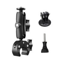 Suporte De Guidão Para Moto Com Clipe Duplo Para Bastão De Selfie E Câmera De Ação Insta360