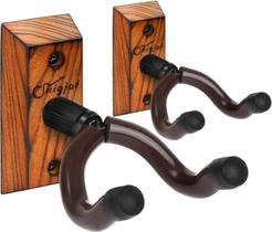 Suporte de guitarra SNIGJAT Suporte de parede de madeira dura para baixo acústico Suporte de guitarra SNIGJAT Suporte de parede de madeira dura para baixo acústico