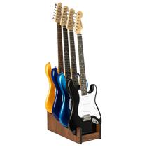 Suporte de guitarra STRICH Wooden com 4 suportes para 4 guitarras elétricas/baixo